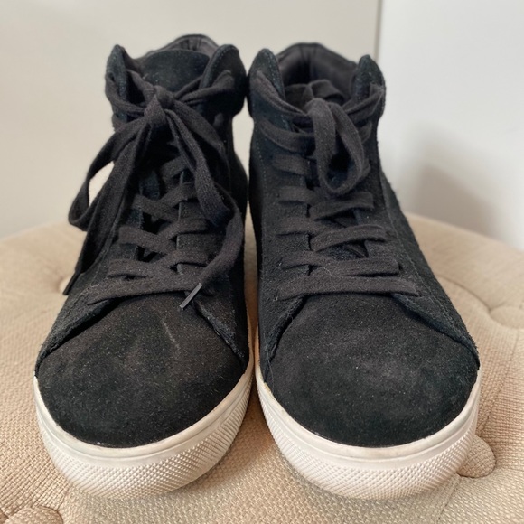 Blondo black suede waterproof high tops - Picture 2 of 5
